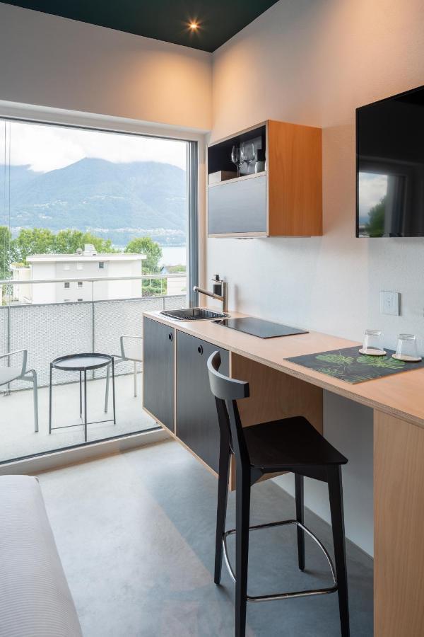 Riva Rooms & Studios - Check-In 24Hr Minusio ภายนอก รูปภาพ